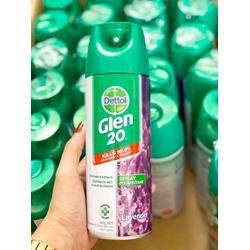 Xịt diệt khuẩn và virut Dettol Glen 20 Spray Disinfectant  | Sức khỏe -Làm đẹp