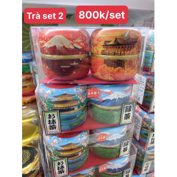 Set 2 hộp trà Nhật Bản | Các loại rau, quả, củ