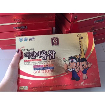 Hồng sâm Hàn Quốc cho trẻ hộp 30 gói | sữa và thực phẩm ăn dặm cho bé 