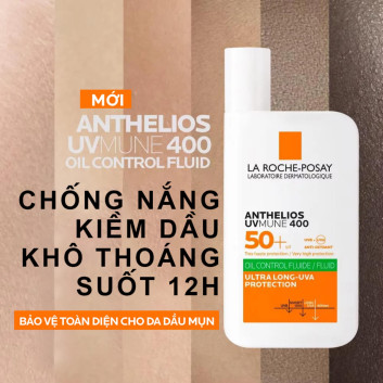 Sữa chống nắng dành cho da dầu La Roche Posay UVmune 400 50ml | Da mặt