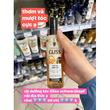 Xịt dưỡng tóc Gliss Schwarzkopf 200ml | Tóc