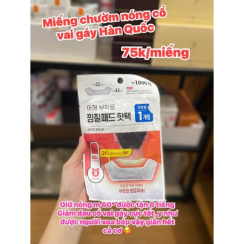 Miếng chườm nóng cổ vai gáy Hàn Quốc | Body