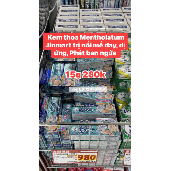 Kem thoa Mentholatum Jinmart trị nổi mề đay, dị ứng | Body