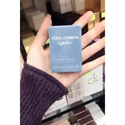 Nước hoa nam mini DG Light blue 4.5ml                   