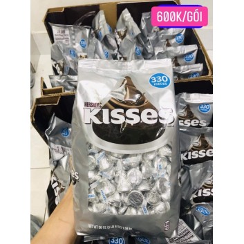 Kẹo chocolate Hershey’s Kisses Milk 1.58kg của Mỹ