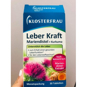 Viên uống hỗ trợ chức năng gan Klosterfrau Leber Kraft 3O viên , Đức