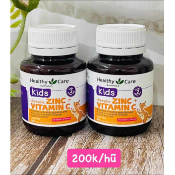 Viên bổ sung kẽm và vitamin Healthy Care