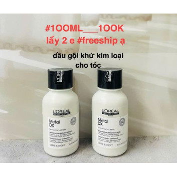 Dầu gội thải độc kim loại tóc Loreal  Metal Detox 100ml