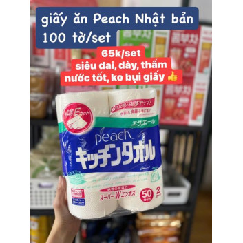 Giấy ăn Peach Nhật Bản