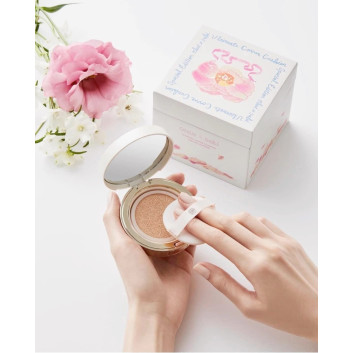 Bộ phấn nước Ohui Ultimate Cover Lifting Cushion Flower Edition