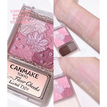 Gom order-Phấn má hồng Can make Glow Fleur Cheeks Màu BO2 Rose Ballerina