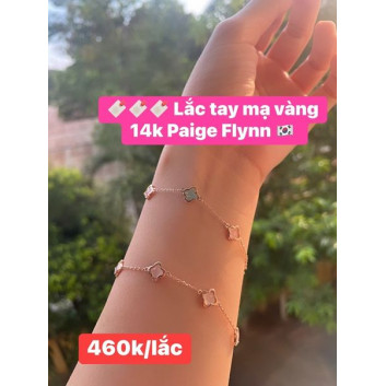 Lắc tay mạ vàng 14k Paige Flynn