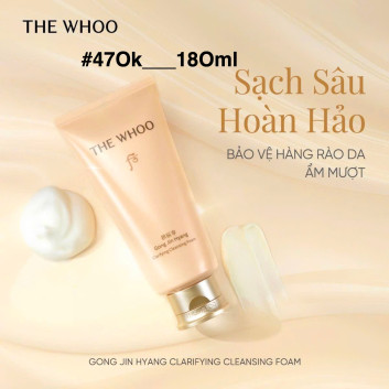 Sữa rửa mặt The Whoo Gong Jin Hyang Clarifiying Cleansing Foam 180ml