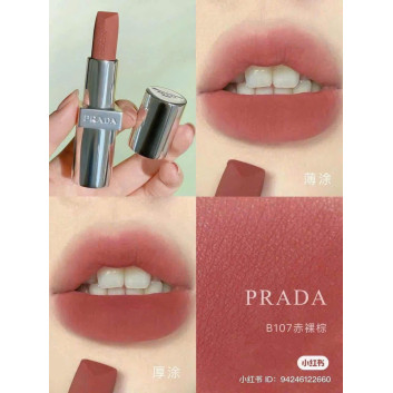 Prada B107 màu hồng đất ánh đỏ