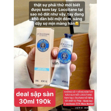 Kem tay L'Occitane Shea Butter tuýp 30ml