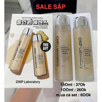 Set Tinh chất nước thần CNP Propolis Treatment Ampoule Essence 100ml + 150ml