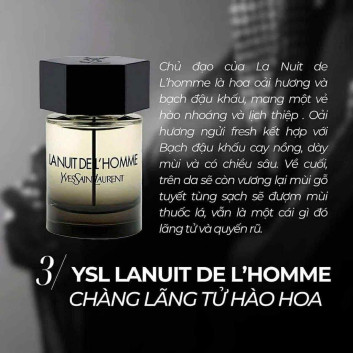 YSL La nuit de L’Homme