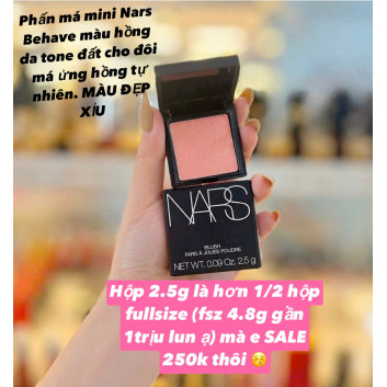 Phấn má mini Nars Behave 2.5g
