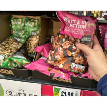 Hạt mix trái cây khô Asda 200g