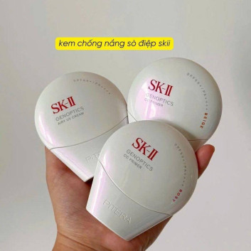 Kem chống nắng SK-II GenOptics CC Primer SPF50+/PA++++ Rosy