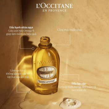 Dầu Tắm Hạnh Nhân Almond Shower Oil 250ml
