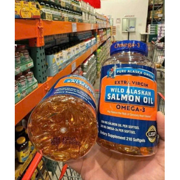 viên uống dầu cá hồi Pure Alaska Omega-3 Wild Alaskan Salmon Oil
