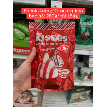 Socola trắng Kisses vị kẹo bạc hà | Các loại bánh kẹo, socola
