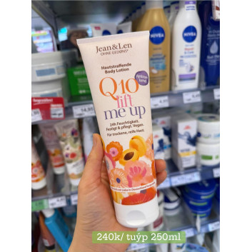 Sữa dưỡng thể dưỡng da săn chắc Jean&Len Q10 Lift me up 250ml | Body