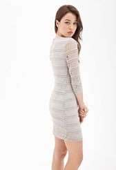 Đầm ren tay lửng F21