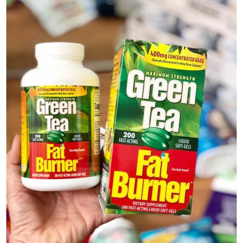 Viên Uống Giảm Cân Từ Trà Xanh GREEN TEA FAT BURNER 200 Viên