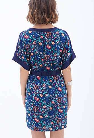 ĐẦM TROPICAL FLORAL DOLMAN DRESS 