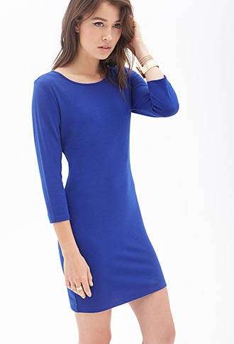 Đầm Long-Sleeved Sheath Dress