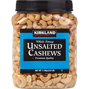 Hạt điều không muối Kirkland 1,13kg — ảnh chính