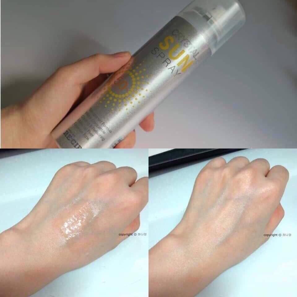 Xịt chống nắng Crystal Sun Spray SPF50+ PA+++