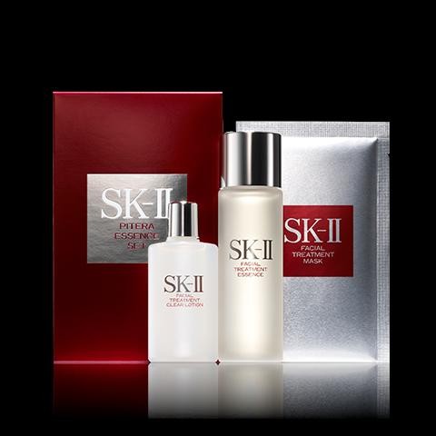 Sét SKK II Pitera Essence(Nước thần SK II+Nước hoa hồng SK II+Mặt nạ SK II+Bông tẩy trang) — ảnh chính