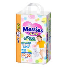 Bỉm quần Merries XL50(12-22kg)