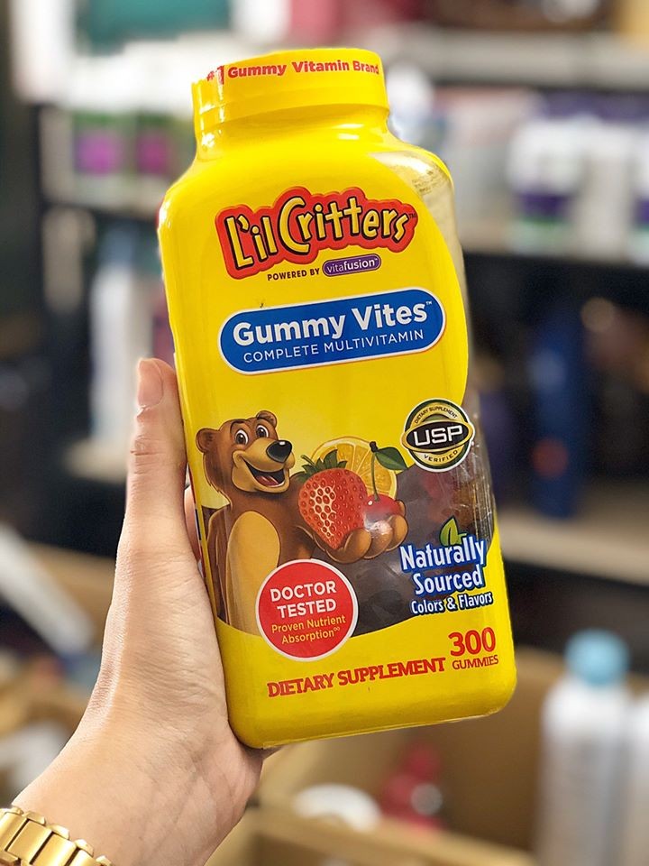 Kẹo dẻo gấu gummy vites Lil Critters 300 viên — ảnh chính