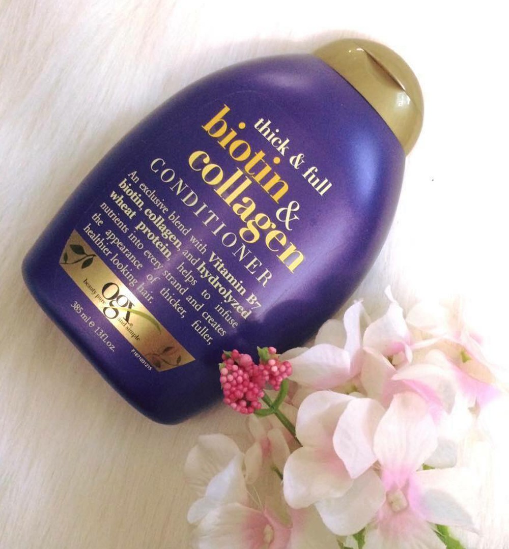  Dầu xả làm dày và dài tóc OGX Thick and Full Biotin and Collagen , — ảnh chính
