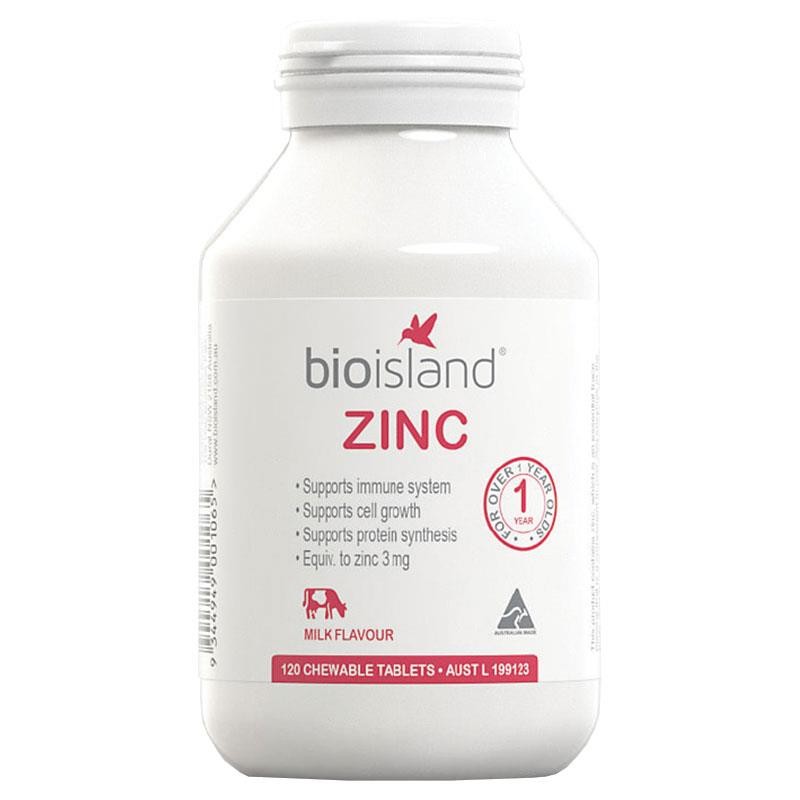 Viên uống bổ sung kẽm cho trẻ Bio Island Zinc 120 viên  — ảnh chính