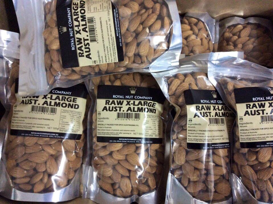 Hạnh nhân Raw X-large Royal 500g, Úc  — ảnh chính
