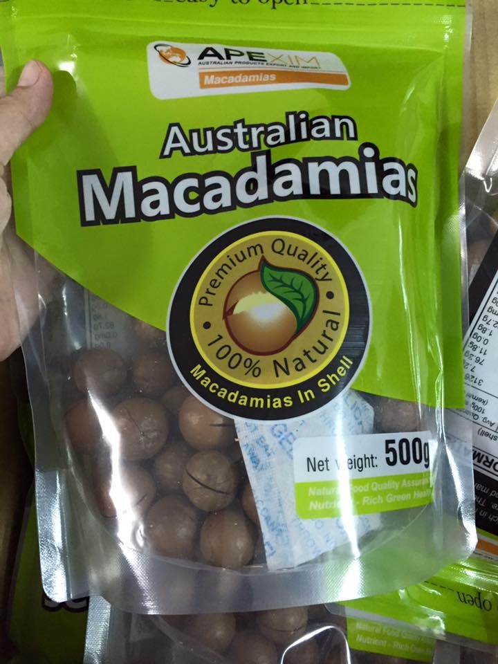 Hạt Macadamia nguyên hạt của Úc ,  gói 500g — ảnh 2