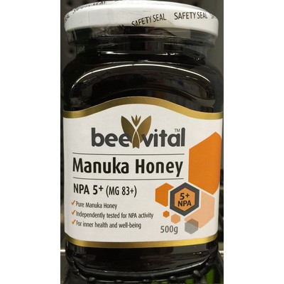 Mật ong bee vital manuka honey, NPA 5+, MGO 83 250g — ảnh chính
