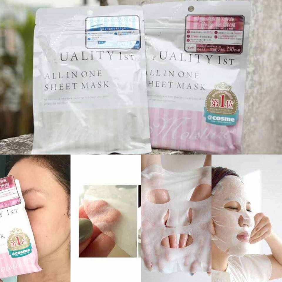 Mặt nạ Quality All in One Sheet Mask Moisture – Màu hồng     — ảnh 2