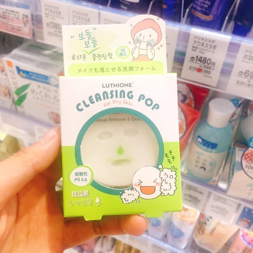 Giấy rửa mặt  CLEANING POP LUTHIONE  — ảnh chính