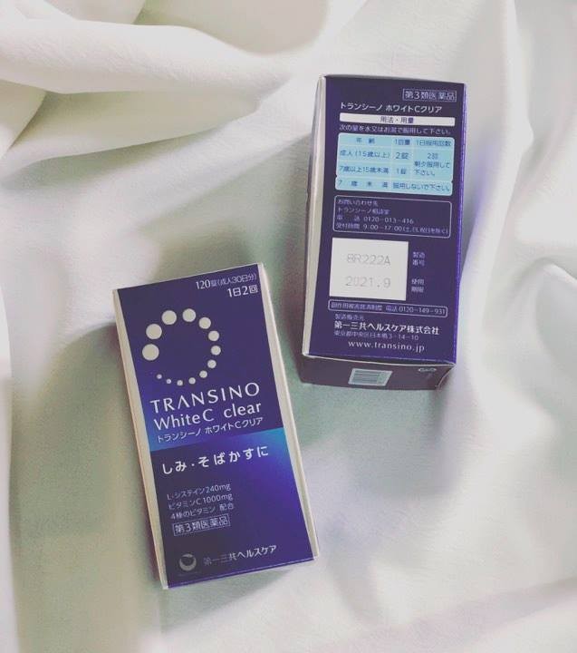 Viên uống trắng da trị , ngừa nám Transino White C clear — ảnh chính