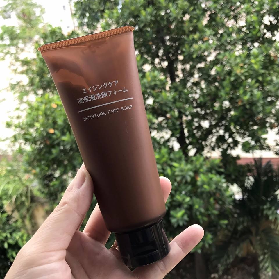 Sữa rửa mặt dưỡng ẩm chống lão hoá da Muji 100g  — ảnh chính