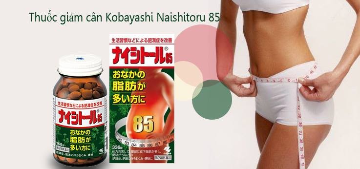 Viên uống giảm mỡ bụng Kobayashi Naishitoru 85A, 280 viên