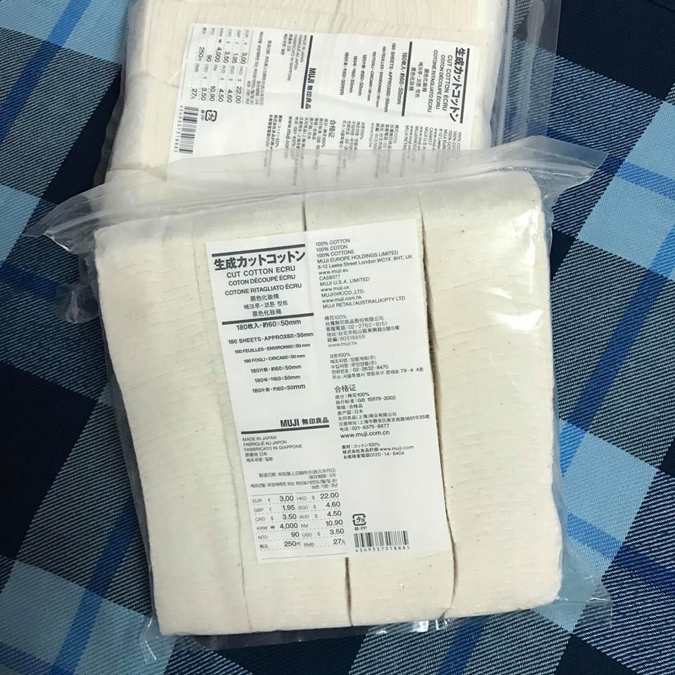 Bông tẩy trang hữu cơ Muji  — ảnh chính
