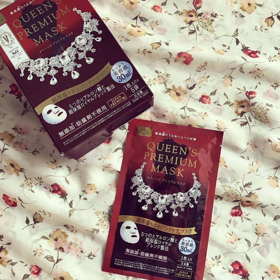 Mặt Nạ Dưỡng Da màu đỏ dưỡng ẩm và chống lão hoá Quality First Queen's Premium Mask High-Moisture & Aging Care Mask — ảnh chính