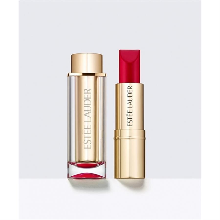  Son Estee Lauder Pure Color Love 220 Shock & Awe hồng đỏ, matte — ảnh chính